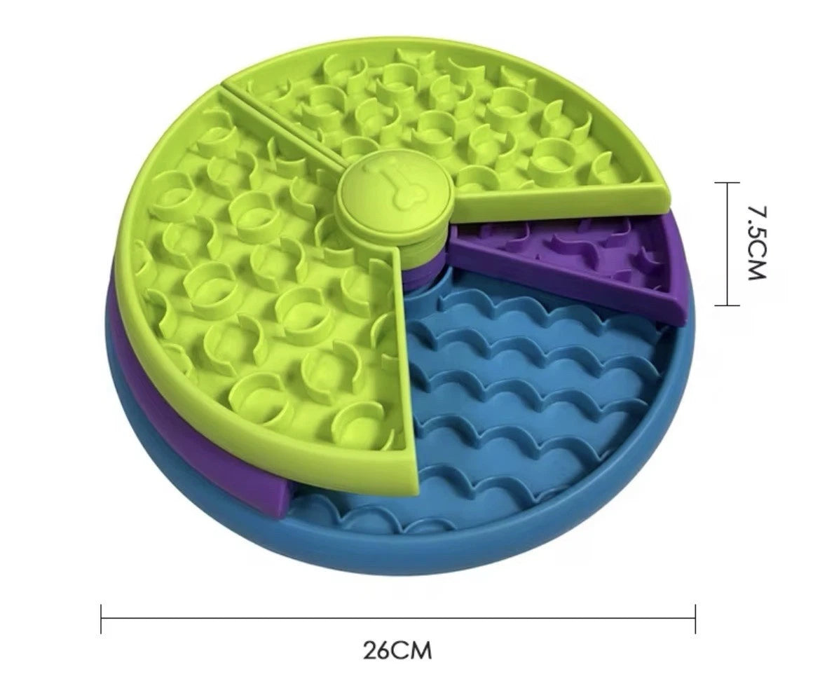 Interactive 3 Tier Slow Feeder Dog bowl