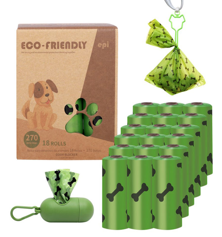 Biodegradable Dog Poop Bags, 8 Rolls 120 Bags