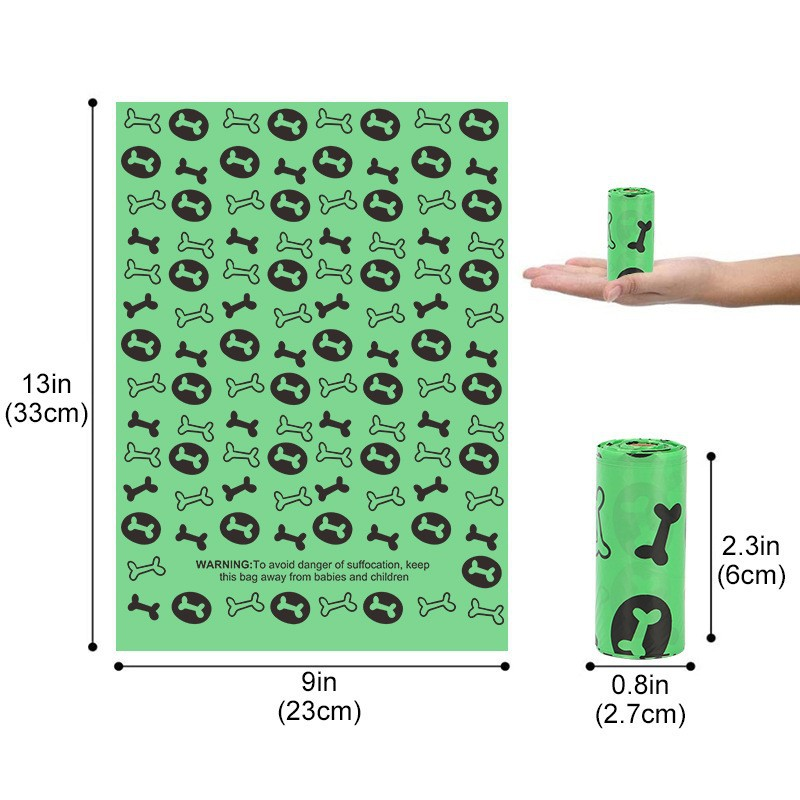 Biodegradable Dog Poop Bags, 21 rolls 315 bags Lavender scented
