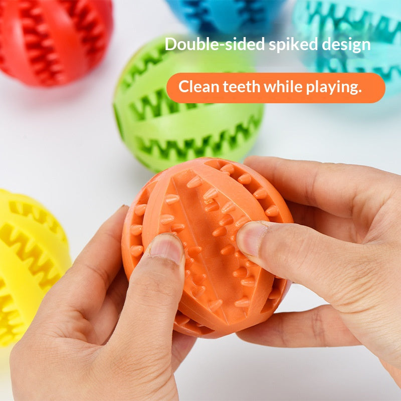 Interactive Dog Treat Rubber Dispenser Balls 7cm