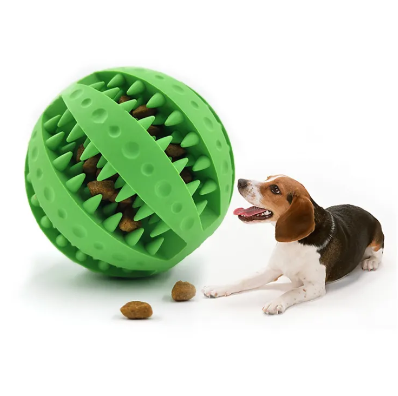 Interactive Dog Treat Rubber Dispenser Balls 6cm